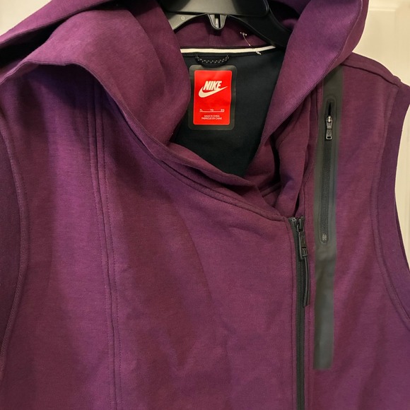 nike hoodie vest womens